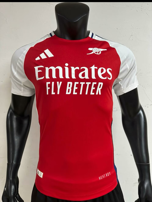 24-25 Season Arsenal Home Red Color Football Jersey(Player Version)