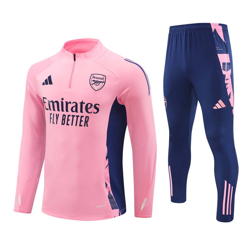 24-25 Season Arsenal Pink Color Football Sweater Set