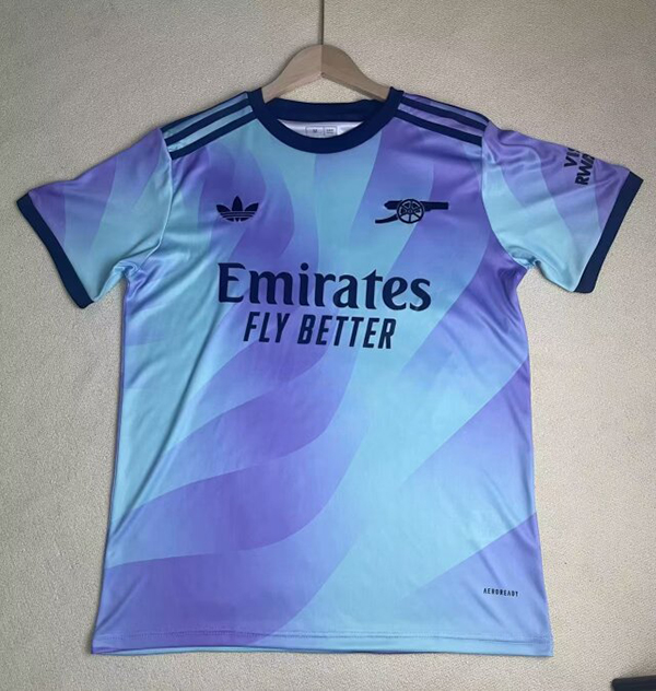 24-25 Season Arsenal Third Purple-Blue Color Football Jersey