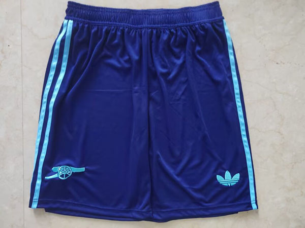 24-25 Season Arsenal Third Blue Color Football Shorts