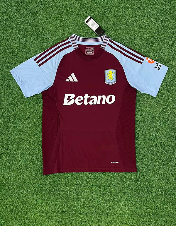 24-25 Season Aston Villa Home Red Color Football Jersey