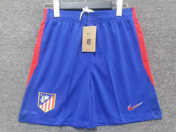 24-25 Season Atletico Madrid Home Blue Color Football Shorts