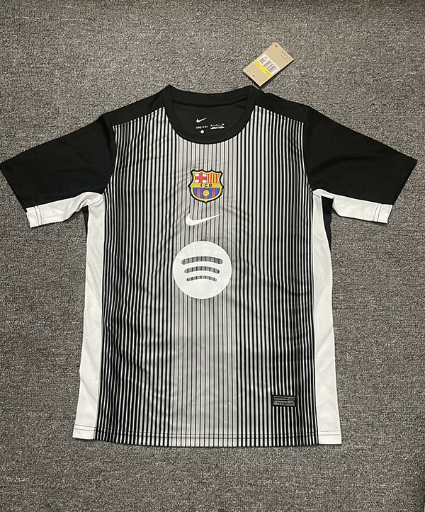 24-25 Season Barcelona Grey Color Football Training Shirt