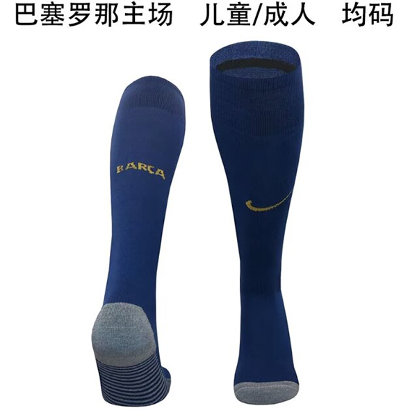 24-25 Season Barcelona Home Blue Color Football Socks