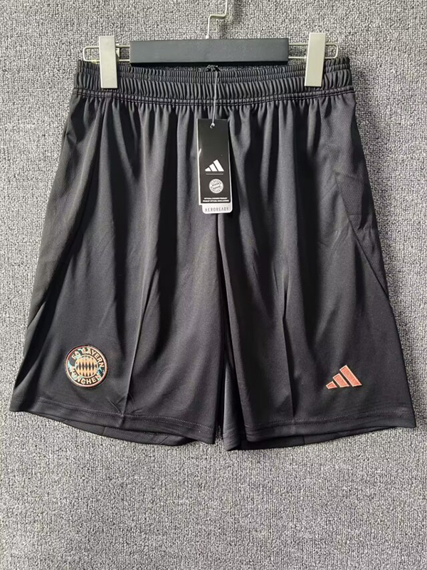 24-25 Season Bayern Munich Away Black Color Football Short