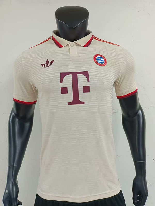 24-25 Season Bayern Munich Third White Color Football Jersey(Player Version)