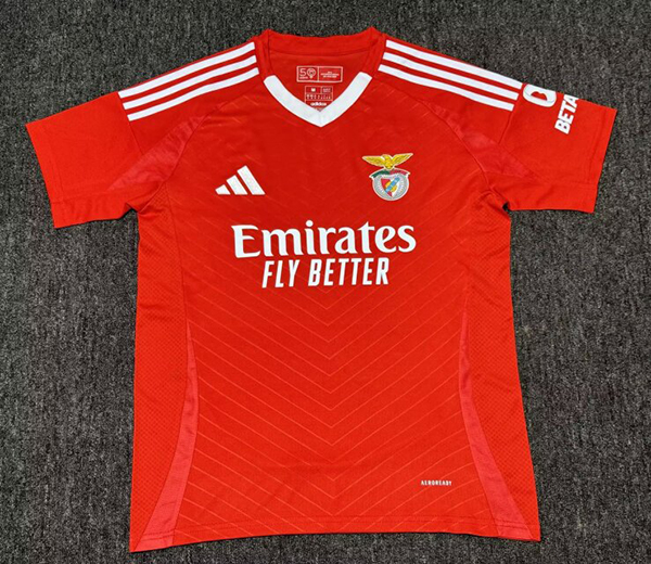 24-25 Season Benfica Home Red Color Football Jersey