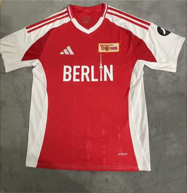 24-25 Season Union Berlin Home Red Color Football Jersey