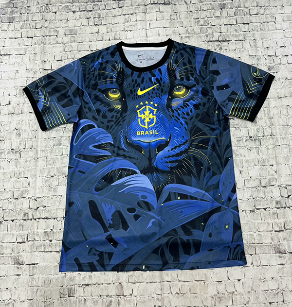 24-25 Season Brazil A505 Blue Color Special Version Football Training Shirt