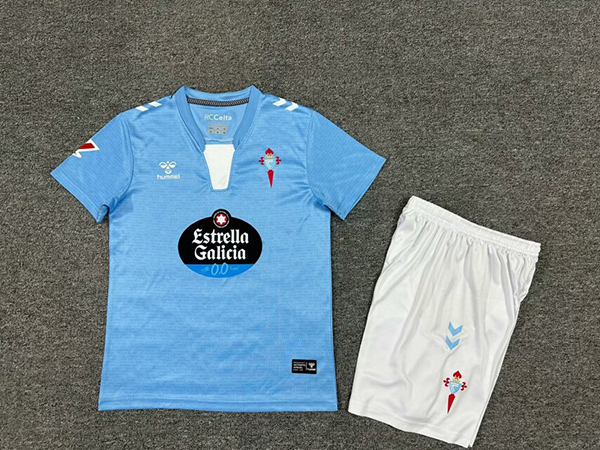 24-25 Season Celta Home Blue Color Kids Football Kit