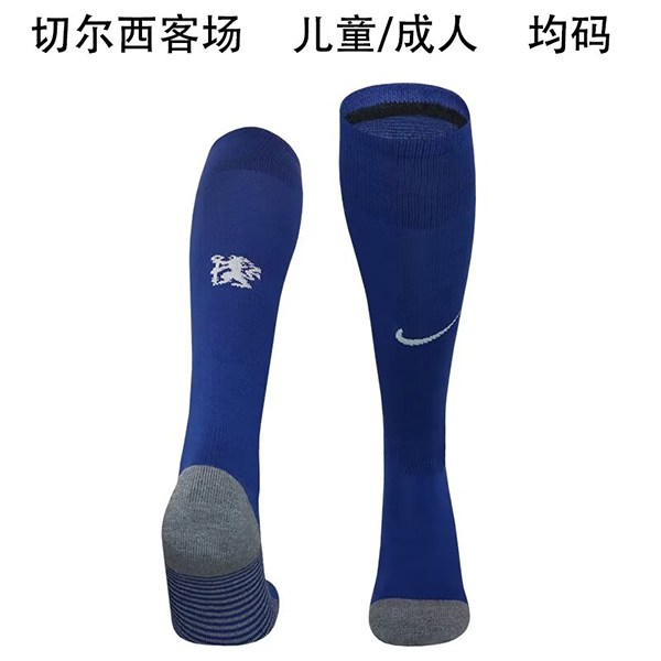 24-25 Season Chelsea Away Blue Color Football Socks