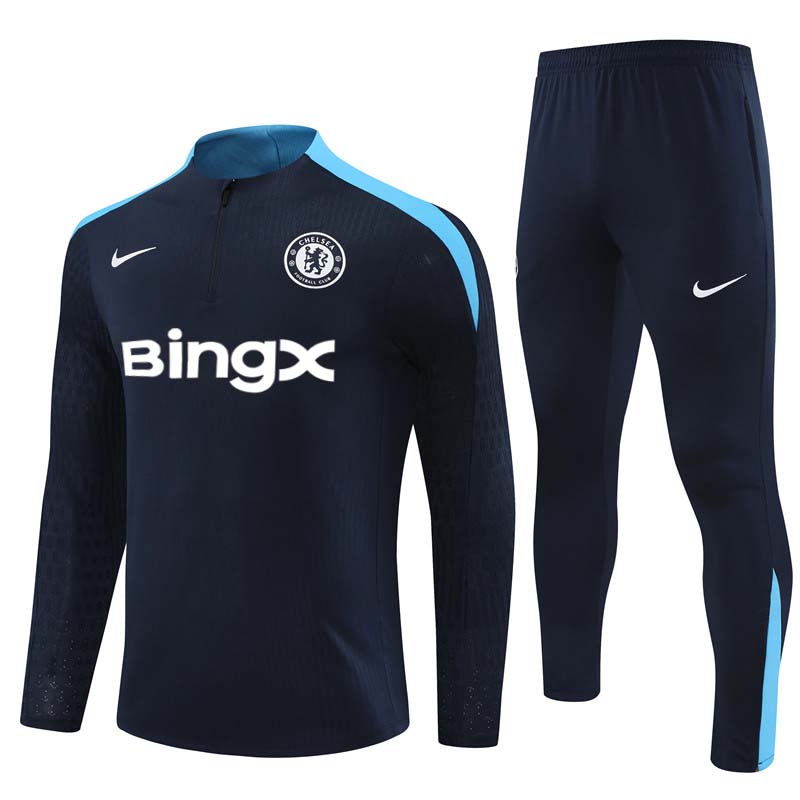 24-25 Season Chelsea Dark-Blue Color Football Sweater Set