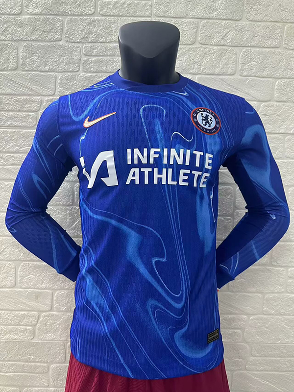 24-25 Season Chelsea Home Blue Color Long Sleeve Football Jersey