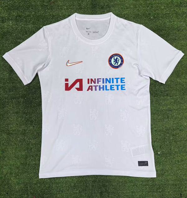 24-25 Season Chelsea White Color Football Training Shirt