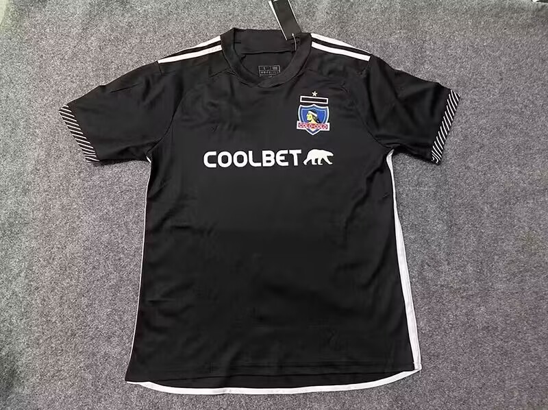 24-25 Season Colo Colo Away Black Color Soccer Jersey