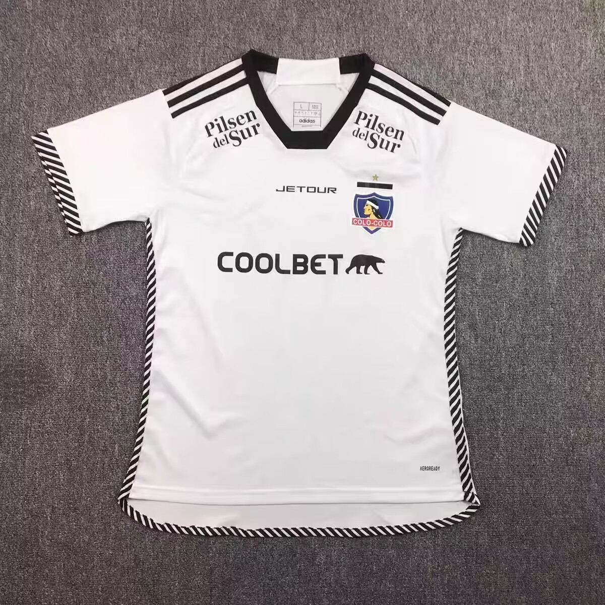 24-25 Season Colo Colo Home White Color Soccer Jersey