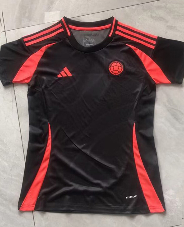 24-25 Season Colombia Away Black Color Female Football Shirt