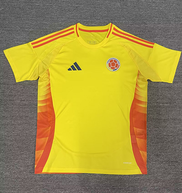 24-25 Season Colombia Home Yellow Color Football Jersey