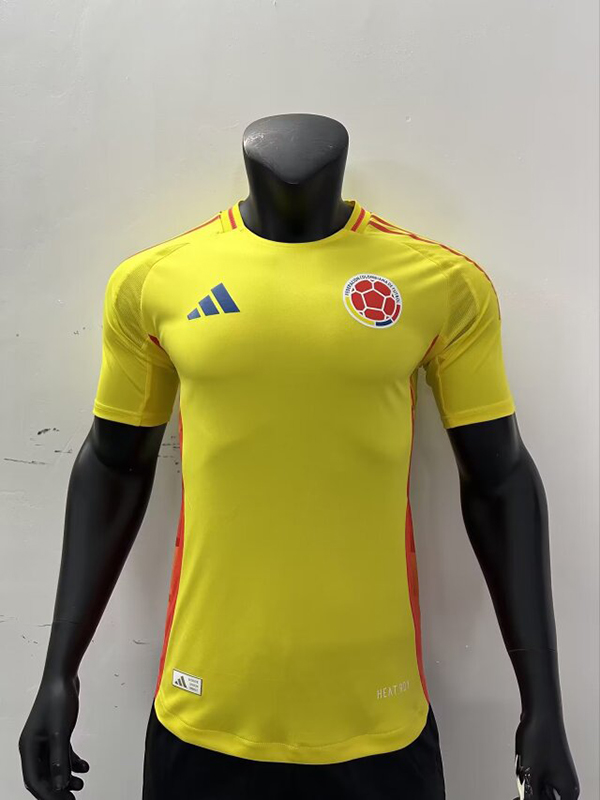 24-25 Season Colombia Home Yellow Color Football Jersey (Player Version)