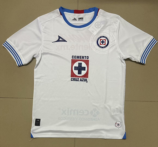 24-25 Season Cruz Azul Away White Color Soccer Jersey