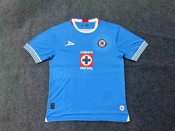 24-25 Season Cruz Azul Home Blue Color Soccer Jersey