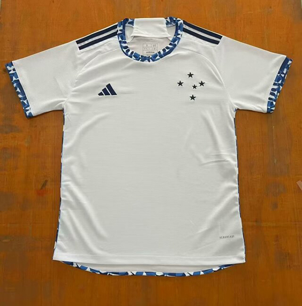 24-25 Season Cruzeiro Away White Color Football Jersey