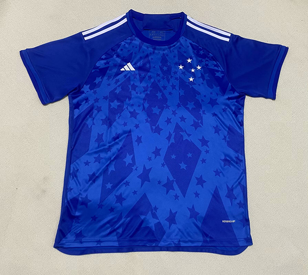 24-25 Season Cruzeiro Home Blue Color Football Jersey