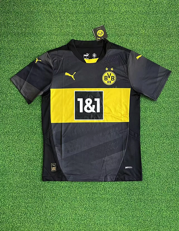 24-25 Season Dortmund Away Black Color Football Jersey