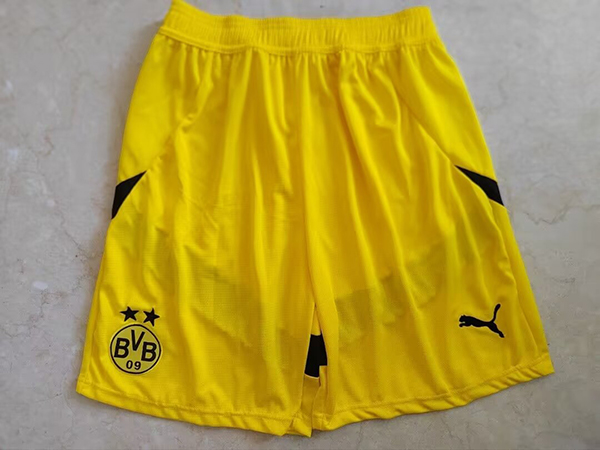 24-25 Season Dortmund Yellow Color Football Shorts