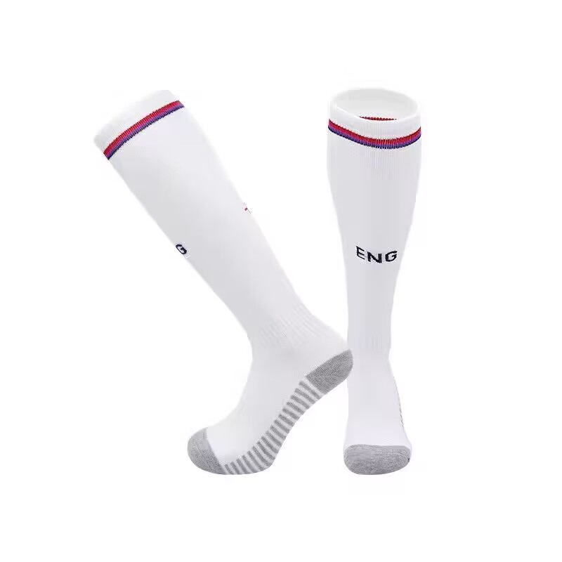 2024 Euro Cup England Home White Color Football Socks