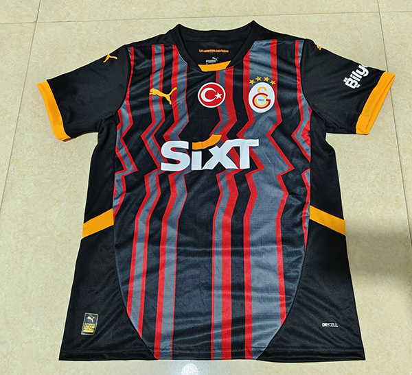 24-25 Season Galatasaray Third Black Color Soccer Jersey