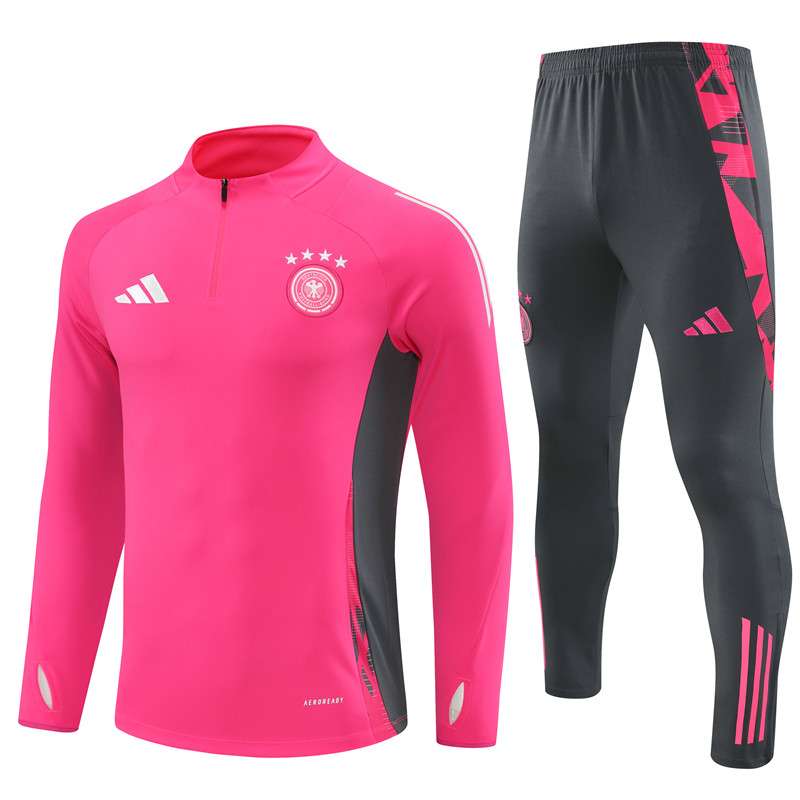 24-25 Season Germany Pink Color Football Sweater Set