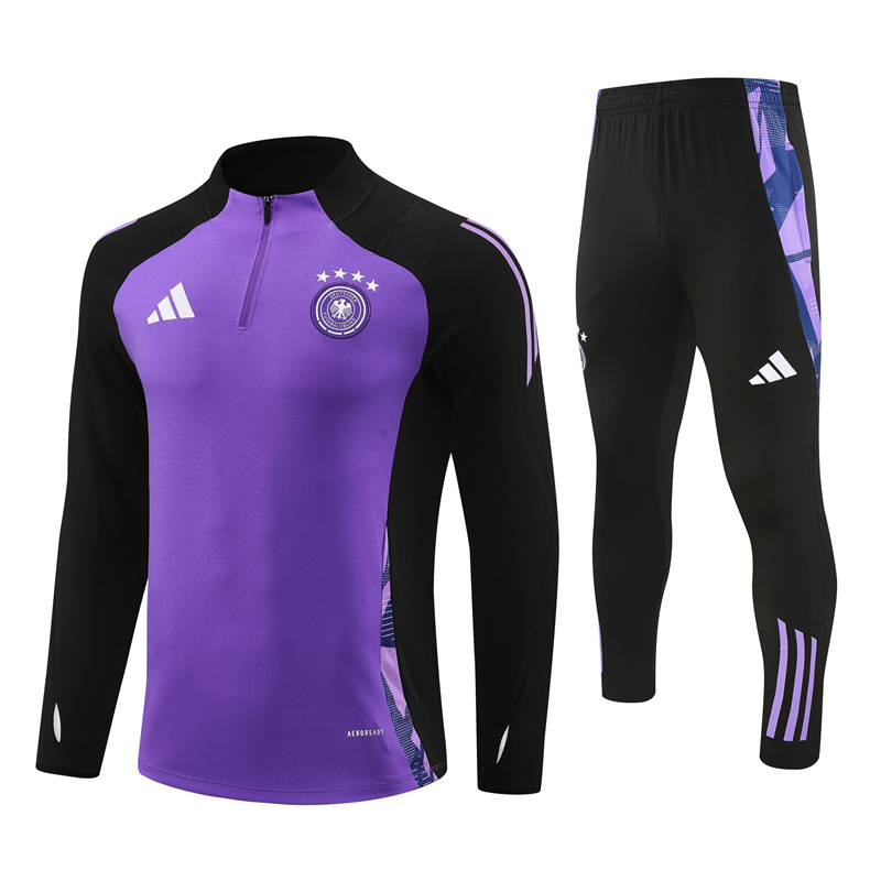 24-25 Season Germany Purple Color Football Sweater Set