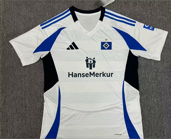 24-25 Season Hamburg SV Home White Color Football Jersey