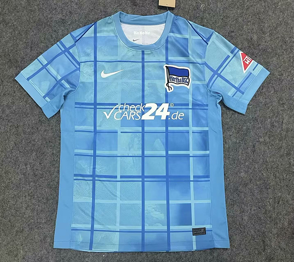 24-25 Season Hertha Berlin Third Blue Color Soccer Jersey