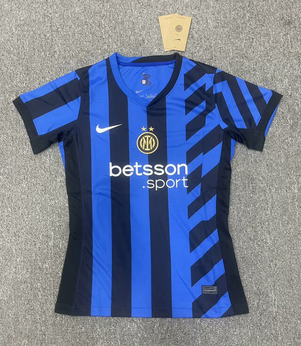 24-25 Season Inter Milan Home Blue-Black Color Women Soccer Jersey