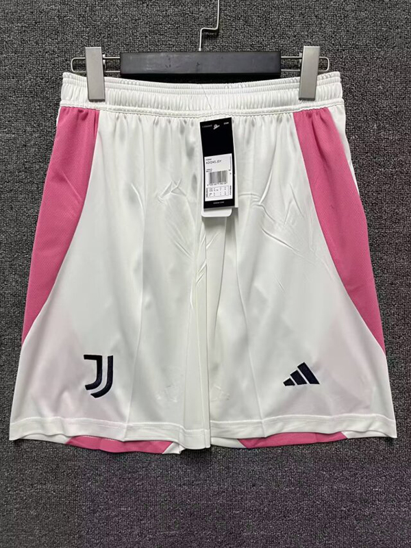 24-25 Season Juventus Away White Color Football Shorts