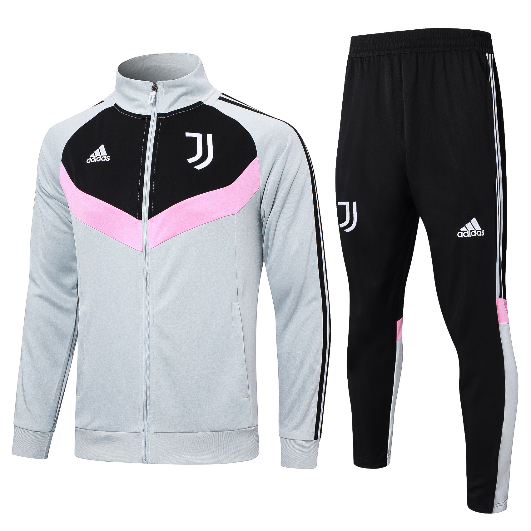 24-25 Season Juventus Grey Color Football Training Tracksuit