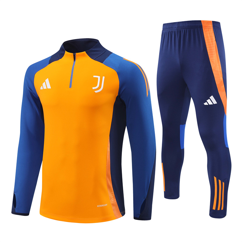 24-25 Season Juventus Orange Color Football Sweater Set