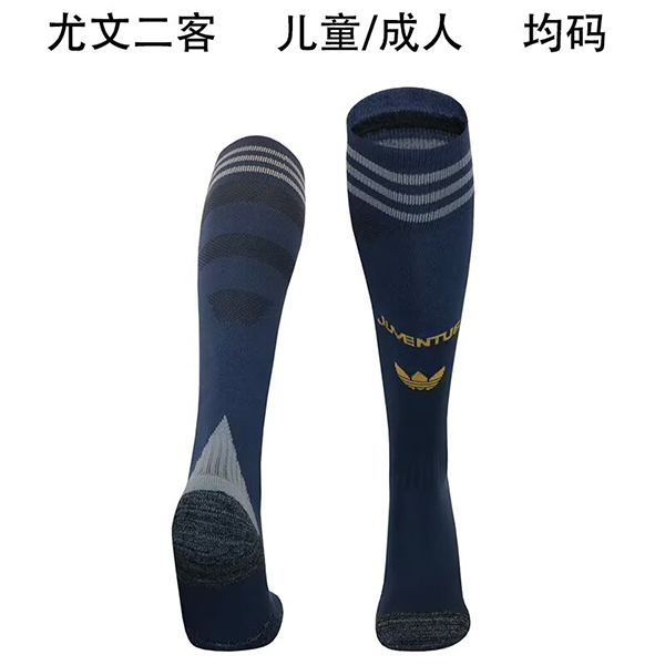 24-25 Season Juventus Third Dark-Blue Color Football Socks