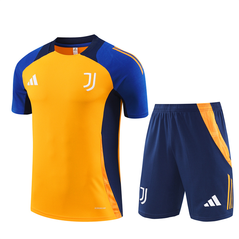 24-25 Season Juventus Orange Color Football Training Suit