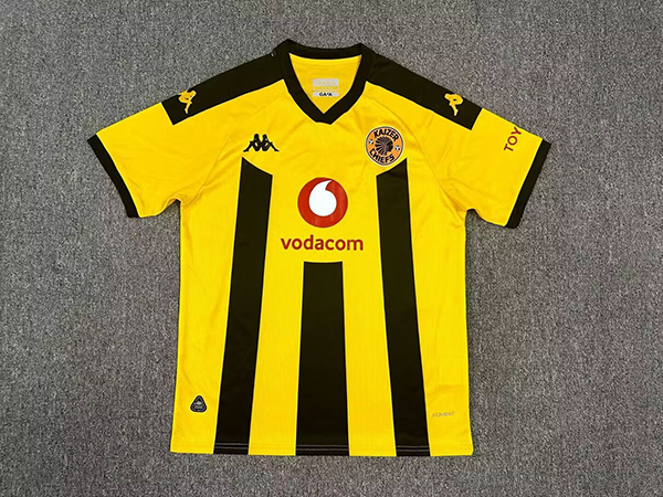 24-25 Season Kaizer Chiefs Home Yellow Color Soccer Jersey