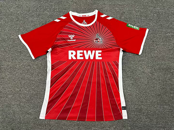 24-25 Season Koln Home Away Red Color Football Jersey