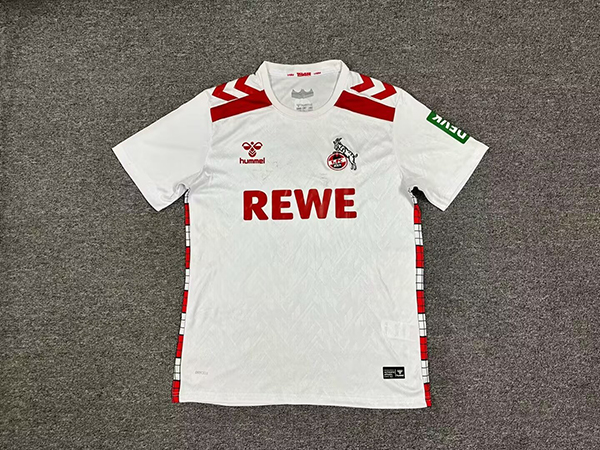 24-25 Season Koln Home Home White Color Football Jersey