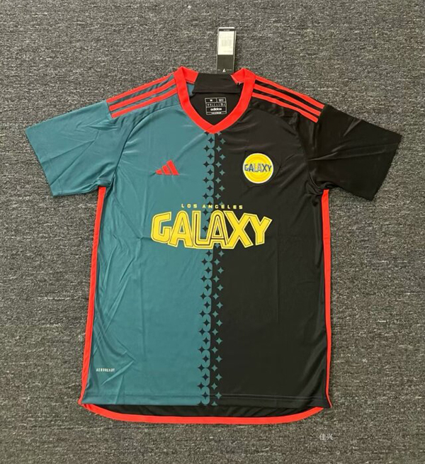 24-25 Season Los Angeles Galaxy Third Green-Black Color Soccer Jersey