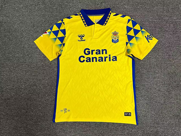 24-25 Season Las Palmas Home Yellow Color Football Jersey