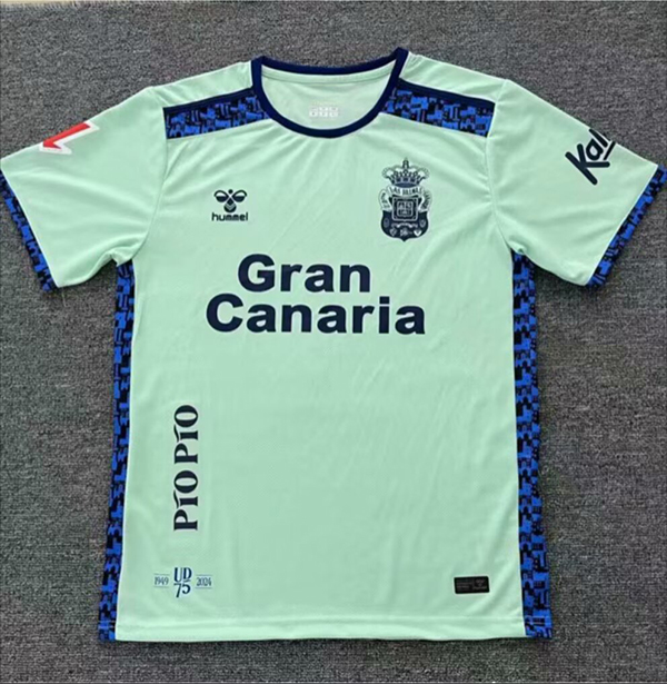 24-25 Season Las Palmas Third Lake-Green Color Football Jersey