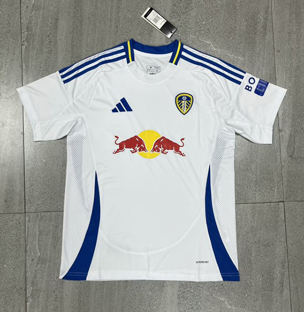 24-25 Season Leeds United Home White Color Football Jersey