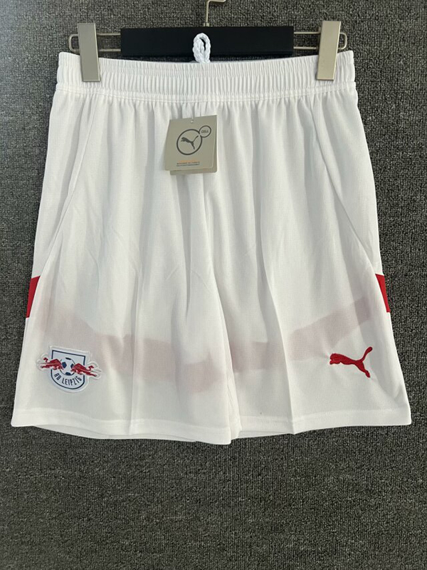 24-25 Season RB Leipzig Home White Color Football Shorts