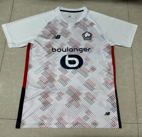 24-25 Season Lille Away White Color Football Jersey